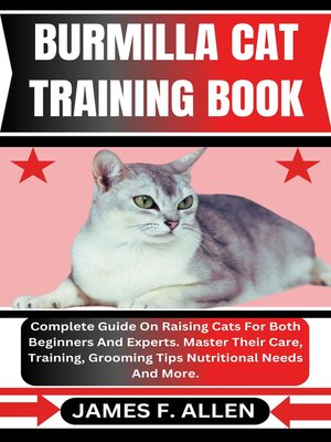 cover image of BURMILLA CAT TRAINING BOOK